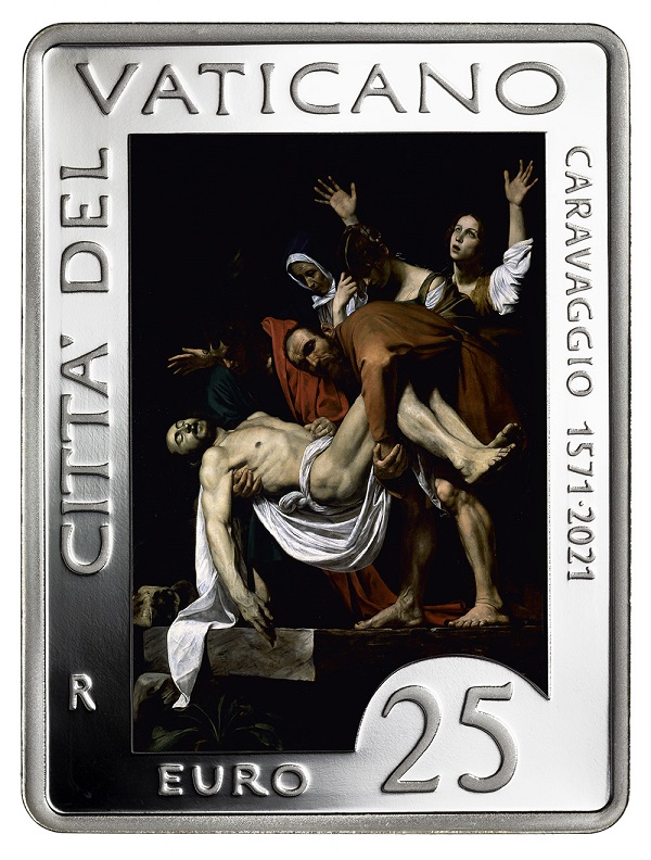 450mo anniversario della nascita di Caravaggio: continua nel 2021 la realizzazione di monete celebrative dedicate all'artista
