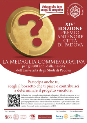 Medaglia Commemorativa 800 anni dalla nascita della Università degli Studi di Padova