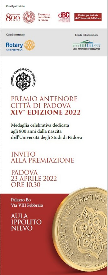 Una medaglia per gli 800 anni della nascita dell’Università di Padova